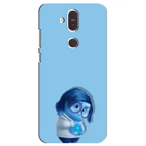 Чехол Головоломка для Nokia 8.1 , Nokia 8 2018 - (AlphaPrint) (Печаль)