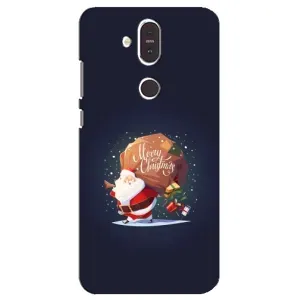 Чохол Санта Клаус для Nokia 8.1 , Nokia 8 2018 (Подарунки від Санти)