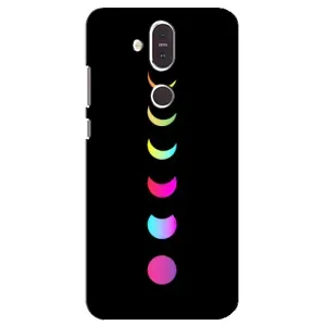 Чехол (ТПУ) с планетами на Nokia 8.1 , Nokia 8 2018 (Полнолуние)