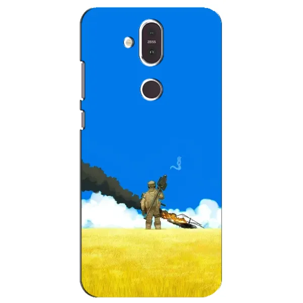Чехол с рисунком «Попадание» для Nokia 8.1 (2018)