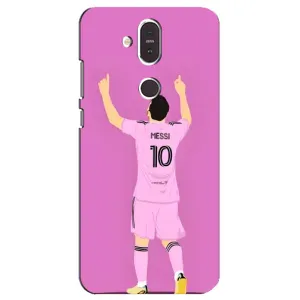 Чехлы Лео Месси в Майами на Nokia 8.1 , Nokia 8 2018 (Празднование Месси)