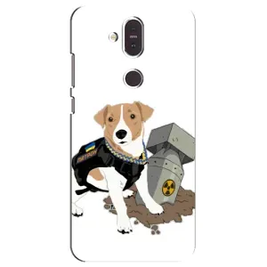 Чехол с принтом Собаки Патрон для Nokia 8.1 , Nokia 8 2018 (Пёс Патрон с ракетой)