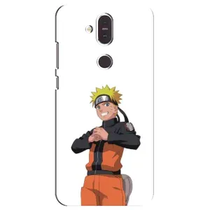 Чехлы с принтом Наруто на Nokia 8.1 , Nokia 8 2018 (Радосный Наруто)