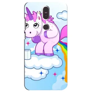 Чохол Unicorn на Nokia 8.1 , Nokia 8 2018 (Веселка Єдиноріга)