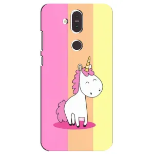Чохол Unicorn на Nokia 8.1 , Nokia 8 2018 (Яскравий Єдинорог)