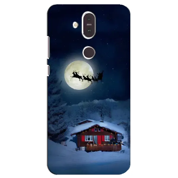 Чехол с рисунком «Санта» для Nokia 8.1 (2018)