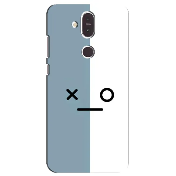 Чехол с рисунком «Серо-белый» для Nokia 8.1 (2018) Чехол с рисунком «Серо-белый» для Nokia 8.1 (2018)