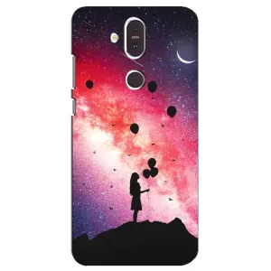 Силиконовые Чехлы Любимому человеку для Nokia 8.1 , Nokia 8 2018 (Шарики в небе)