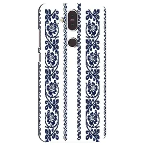 Силіконовый Чохол на Nokia 8.1 , Nokia 8 2018 з картинкой Вишиванки (Синя вишиванка)
