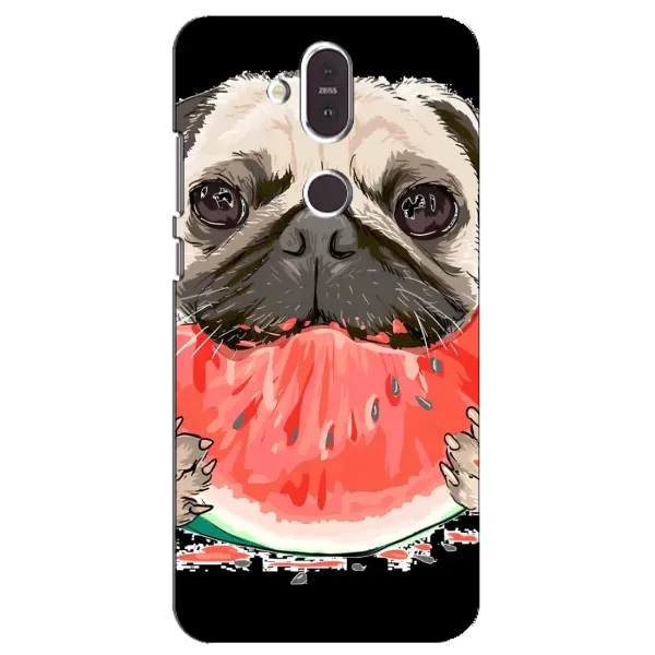 Чехол с рисунком «Смешной Мопс» для Nokia 8.1 (2018) Чехол с рисунком «Смешной Мопс» для Nokia 8.1 (2018)