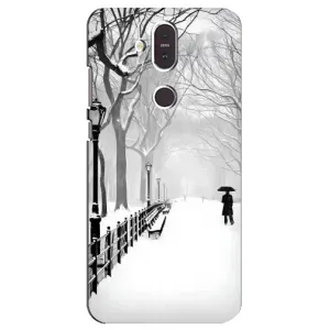 Чехлы на Новый Год Nokia 8.1 , Nokia 8 2018 (Снегом замело)