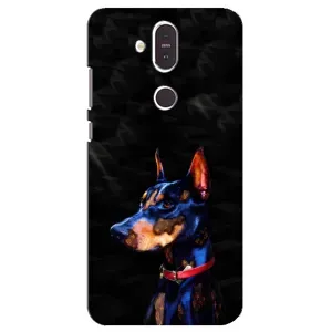 Бампер для Nokia 8.1 , Nokia 8 2018 с картинкой "Песики" (Собака Мопс)