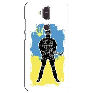 Патриотические Чехлы для Нокиа 8.1 (Солдат Украины)