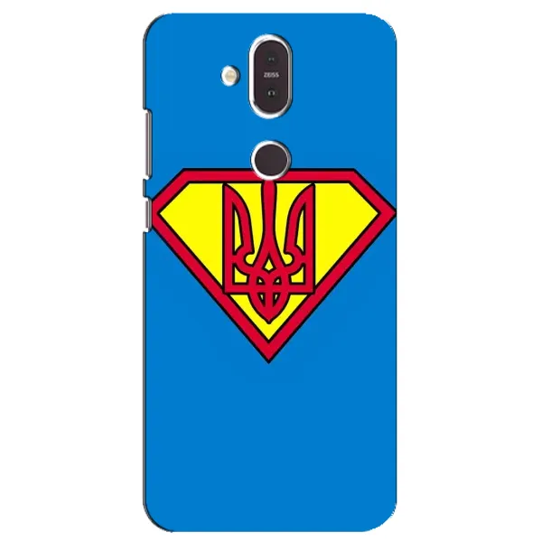 Чехол с рисунком «Super - Герб» для Nokia 8.1 (2018) Чехол с рисунком «Super - Герб» для Nokia 8.1 (2018)