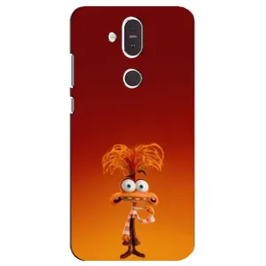 Чехол Головоломка для Nokia 8.1 , Nokia 8 2018 - (AlphaPrint) (Тревожность)