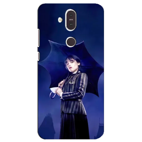 Чехол с рисунком «Уэнсдей с зонтом» для Nokia 8.1 (2018) Чехол с рисунком «Уэнсдей с зонтом» для Nokia 8.1 (2018)