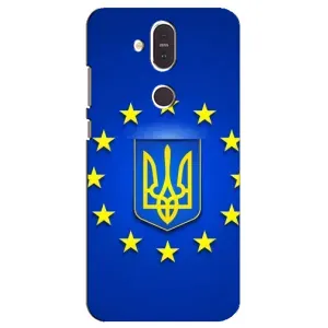 Чехол с Украинской символикой на Нокиа 8.1 (Украина это Европа)