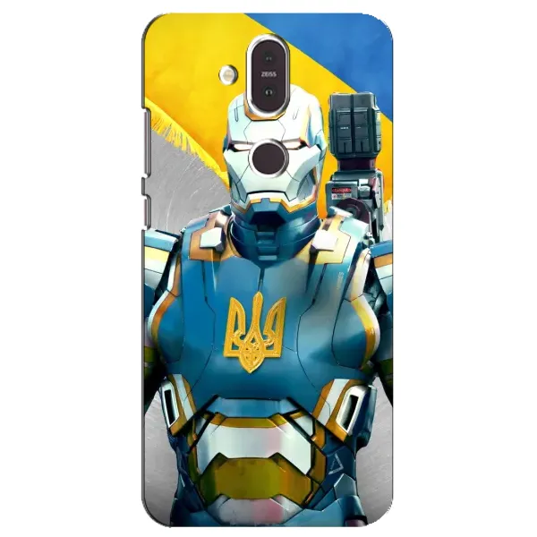 Чехол с рисунком «Украинский робокоп» для Nokia 8.1 (2018) Чехол с рисунком «Украинский робокоп» для Nokia 8.1 (2018)