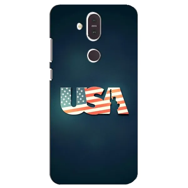 Чехол с рисунком «USA» для Nokia 8.1 (2018) Чехол с рисунком «USA» для Nokia 8.1 (2018)