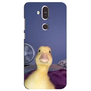Бампер с принтом Мемы для Nokia 8.1 , Nokia 8 2018 (Утка)