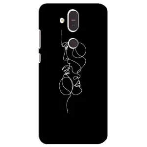 Силиконовые Чехлы Любимому человеку для Nokia 8.1 , Nokia 8 2018 (Влюбленная пара)