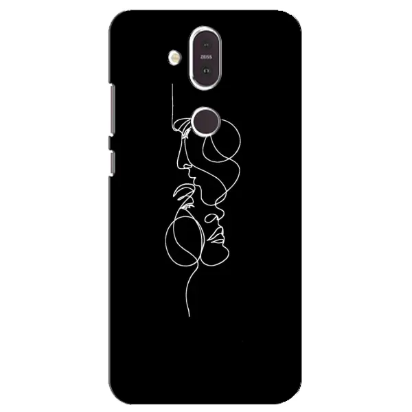 Чехол с рисунком «Влюбленная пара» для Nokia 8.1 (2018) Чехол с рисунком «Влюбленная пара» для Nokia 8.1 (2018)
