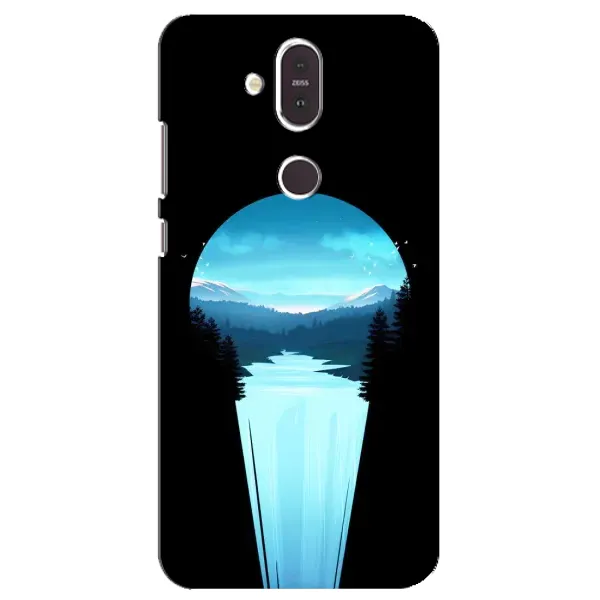 Чохол з малюнком «Синій Водоспад» для Nokia 8.1 (2018) Чохол з малюнком «Синій Водоспад» для Nokia 8.1 (2018)