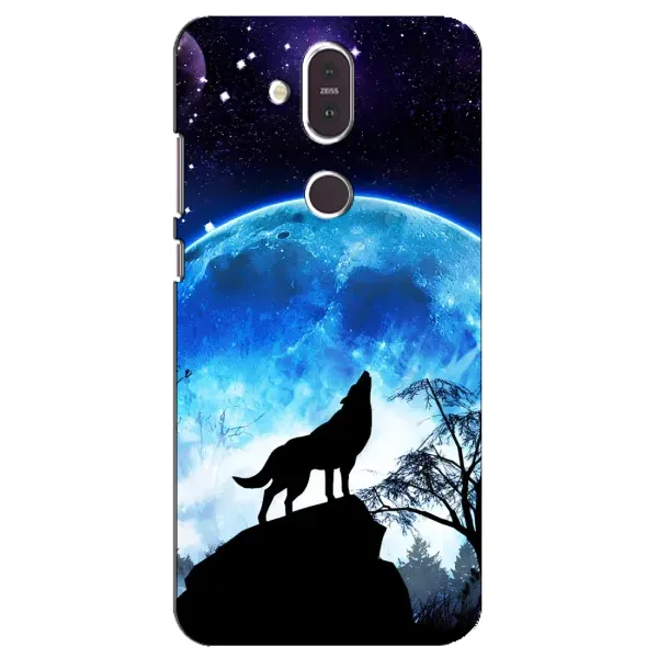 Чехол с рисунком «Воет на луну» для Nokia 8.1 (2018) Чехол с рисунком «Воет на луну» для Nokia 8.1 (2018)