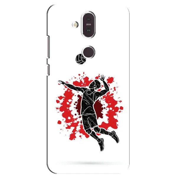 Чехол с рисунком «Волейболист» для Nokia 8.1 (2018) Чехол с рисунком «Волейболист» для Nokia 8.1 (2018)