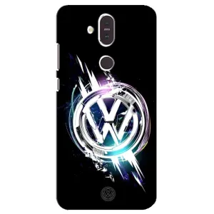 Чехол "Фольксваген" для Nokia 8.1 , Nokia 8 2018 (Volkswagen на черном)