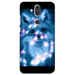 Чехол с Лисичкой для Nokia 8.1 , Nokia 8 2018 (Яркая Лиса)