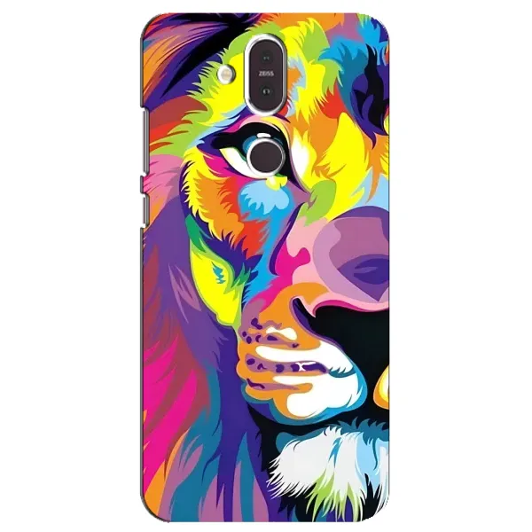 Чехол с рисунком «Яркий Лев» для Nokia 8.1 (2018)