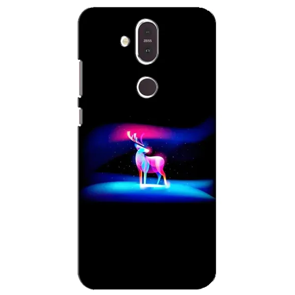 Чехол с рисунком «Яркий олень» для Nokia 8.1 (2018)