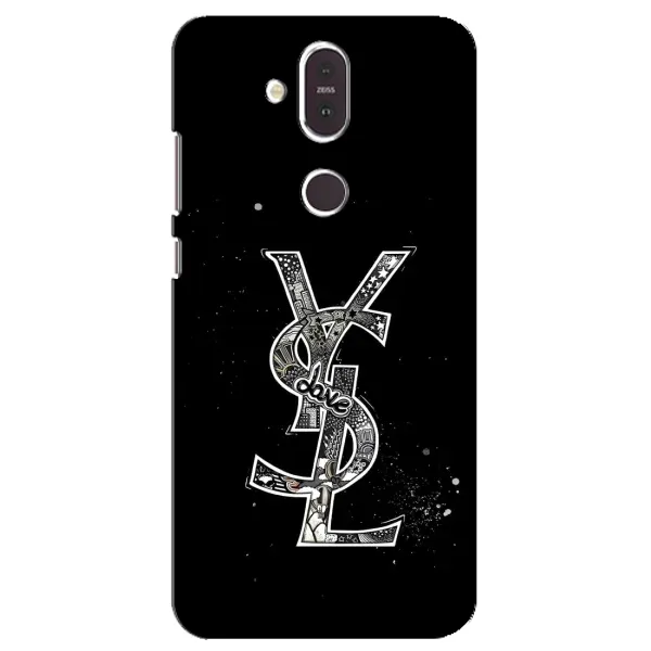Чехол с рисунком «YSL» для Nokia 8.1 (2018) Чехол с рисунком «YSL» для Nokia 8.1 (2018)