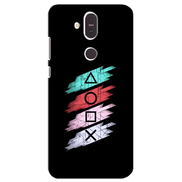 Чехол с рисунком «Значки Sony» для Nokia 8.1 (2018) Чехол с рисунком «Значки Sony» для Nokia 8.1 (2018)
