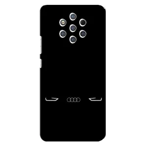 Силіконовий бампер з картинкою машини на Nokia 9 (Сілует Audi)