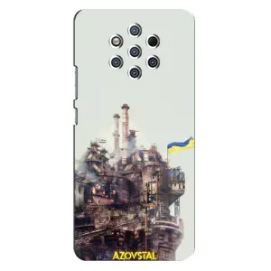 Чехлы на военную тематику для Nokia 9 (Азовсталь)