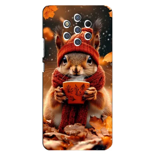 Чехол с рисунком «Белка с кофе» для Nokia 9 Чехол с рисунком «Белка с кофе» для Nokia 9