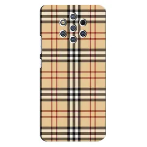 Чехол с рисунком «Burberry стиль» для Nokia 9