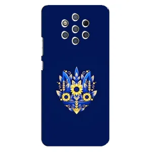 Чехол Укр Символика для Nokia 9 (Цветущий Герб)
