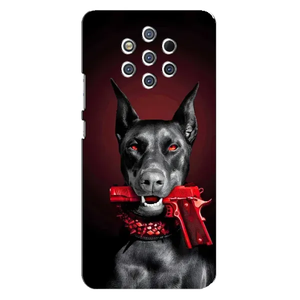 Чехол с рисунком «Доберман злой» для Nokia 9