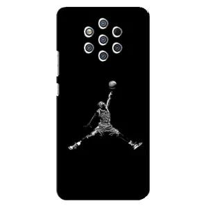 Силиконовый Чехол Nike Air Jordan на Нокіа 9 (Джордан)