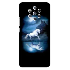 Чехол с рисунком «Единорог» для Nokia 9