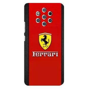 Силіконовий бампер з картинкою машини на Nokia 9 (Ferrari Logo)