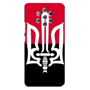 Чехлы УПА (Красно-Чёрный) на Nokia 9 (Герб Украины)