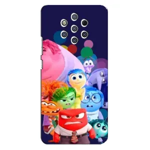 Чехол Головоломка для Nokia 9 - (AlphaPrint) (Герои головоломки)