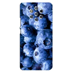 Чехол с изображением вкусной еды для Nokia 9 (Голубика)