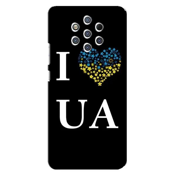 Чехол с рисунком «I Love UA» для Nokia 9 Чехол с рисунком «I Love UA» для Nokia 9