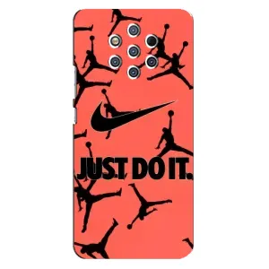 Силиконовый Чехол Nike Air Jordan на Нокіа 9 (Just Do It)