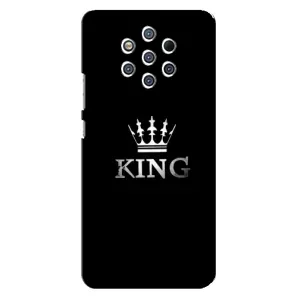 Чехол (Корона на чёрном фоне) для Нокіа 9 (KING)